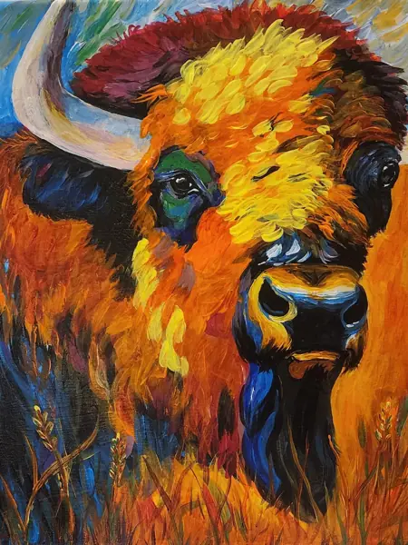 Buffalo Painting