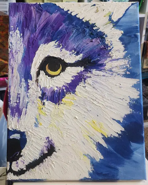 Wolf Painting