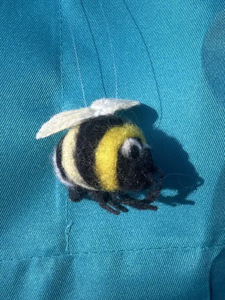 Needle Felted Bumblebee