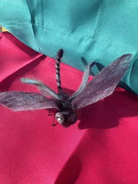 Needle Felted Dragonfly