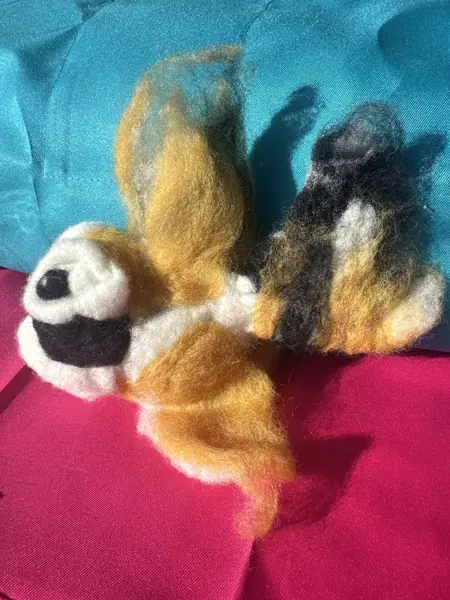 Needle Felted Gold Fish