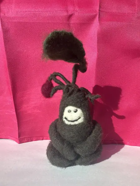 Needle Felted Root Sprout Baby